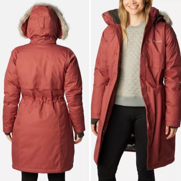 New! Columbia Women's Apres‎ Arson™ Winter Long Down Jacket, size 2X - Picture 2 of 16